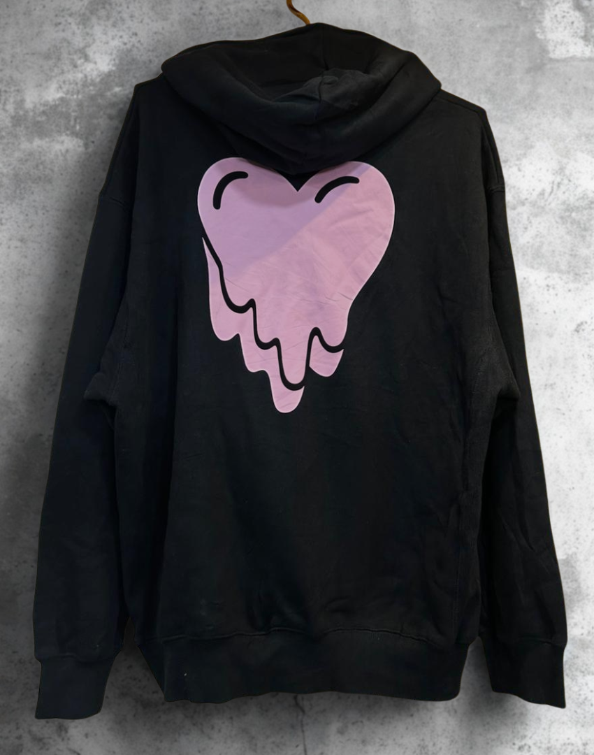 69 Heavy Cloth Black Hoodie