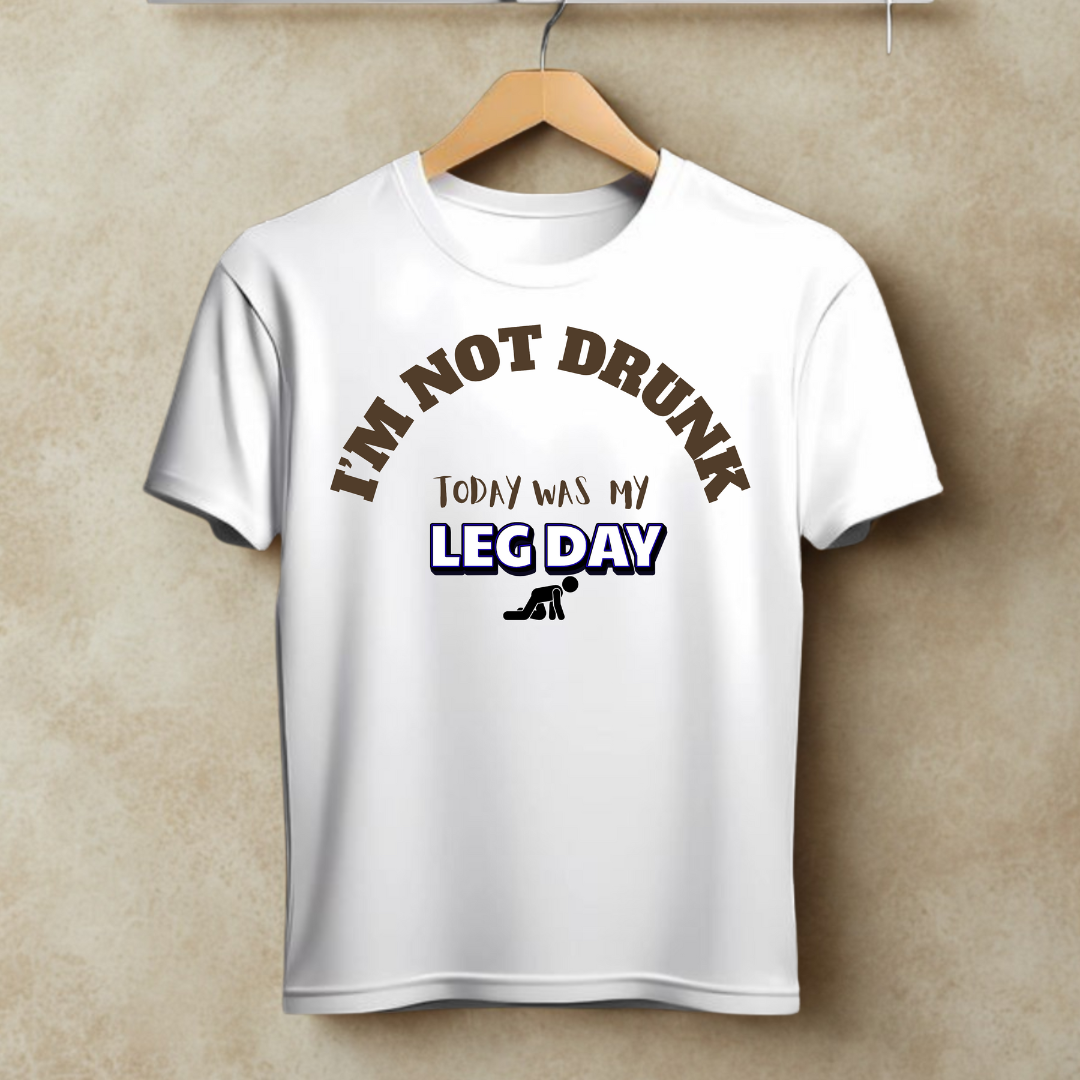 I’m Not Drunk – It’s Leg Day Tee