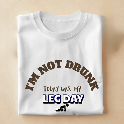 I’m Not Drunk – It’s Leg Day Tee